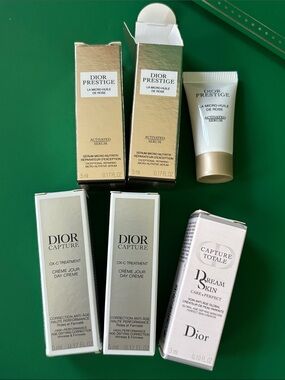Dior skincare samples set